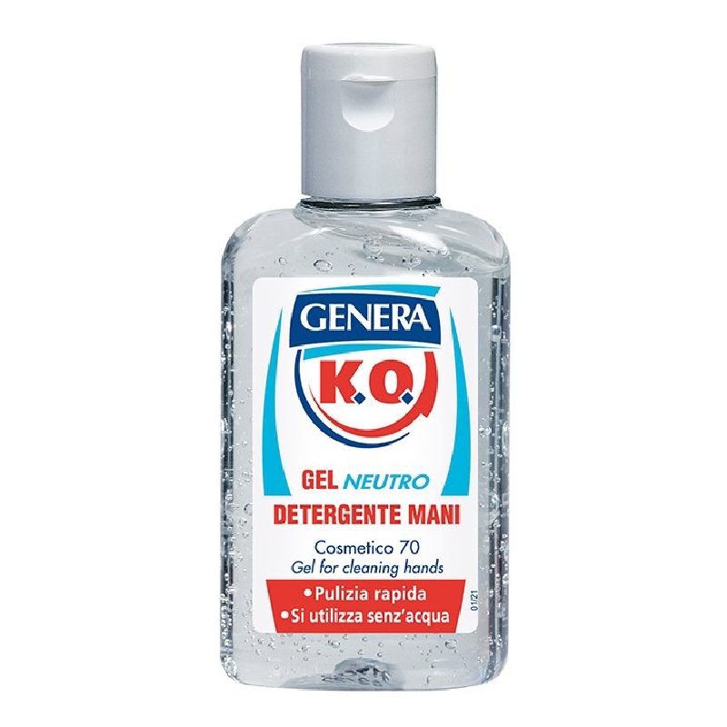 Gel antibacterian maini KO, 80 ml, Genera