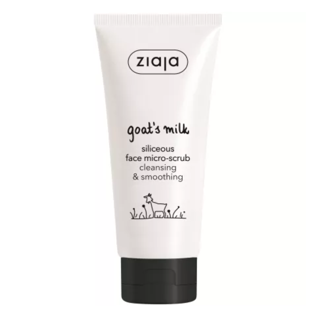 Scrub microcristalin cu siliciu pentru fata Goat's Milk, 75 ml, Ziaja