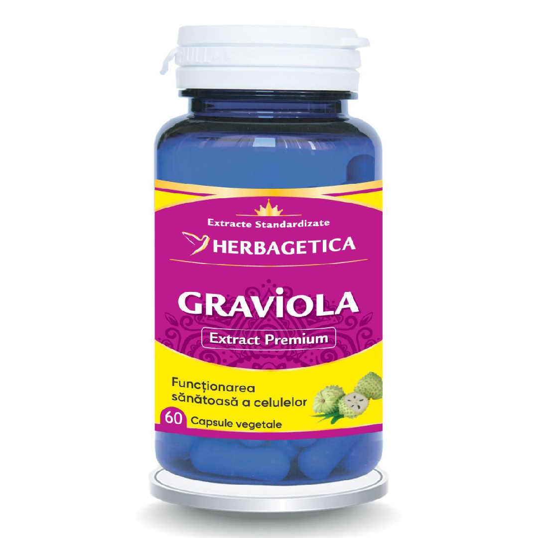 Extract Premium Graviola, 60 capsule, Herbagetica