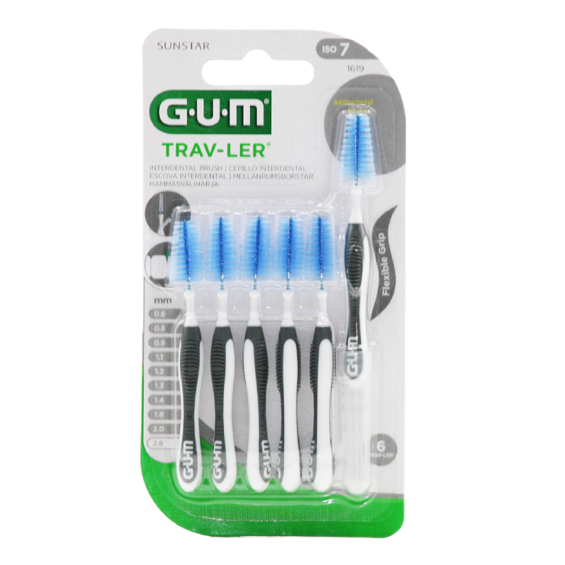 Periure Interdentare Trav-ler, 2.6mm, negru, Sunstar GUM