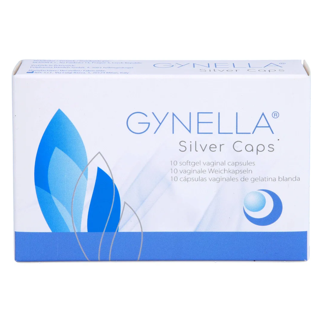 Capsule vaginale Gynella Silver Caps, 10 bucati, Heaton
