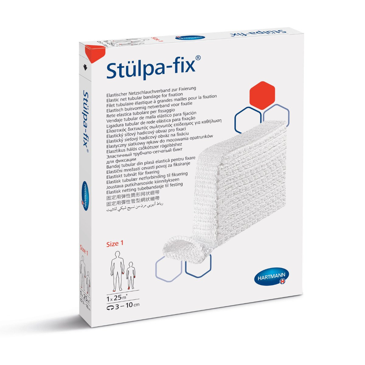 Hartmann Stulpa Fix bandaj tubular 25m - marimea 1