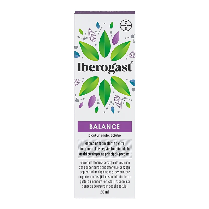 Iberogast Balance picaturi orale solutie, 20 ml, Bayer