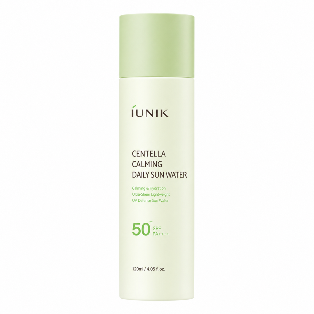 Apa cu protectie solara SPF50 Centella Calming Daily Sun Water, 120 ml, iUNIK
