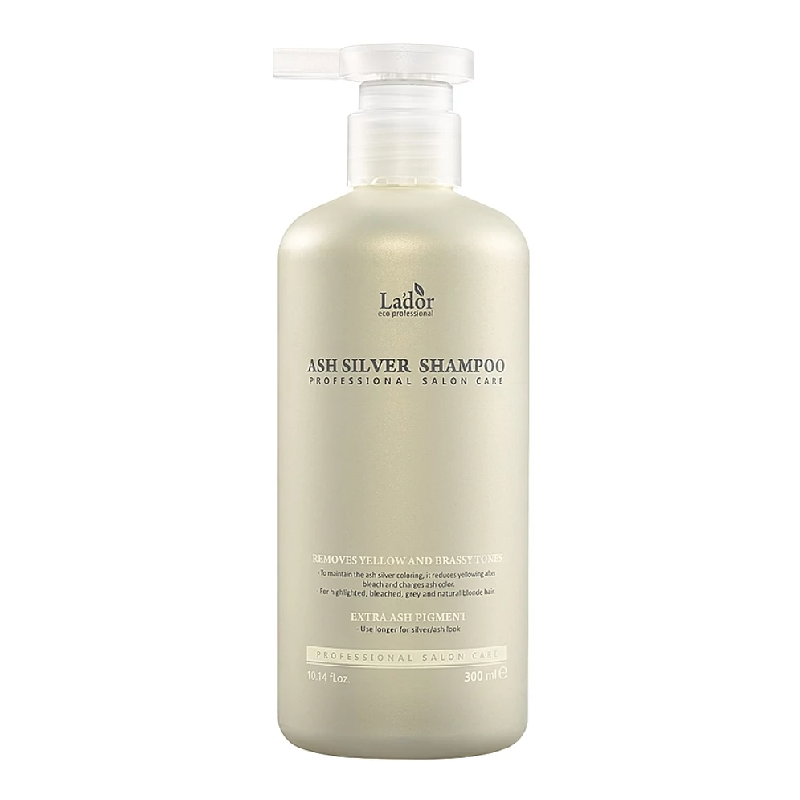 Samponul hidratant pentru nuantarea parului blond Lador Ash Silver, 300 ml, La'dor
