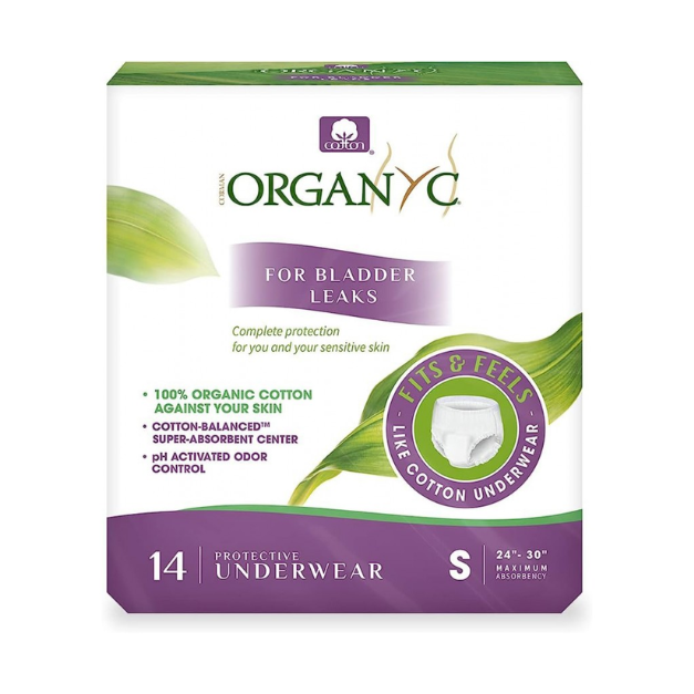 Lenjerie intima de protectie pentru incontinenta urinara, 14 bucati, Organyc