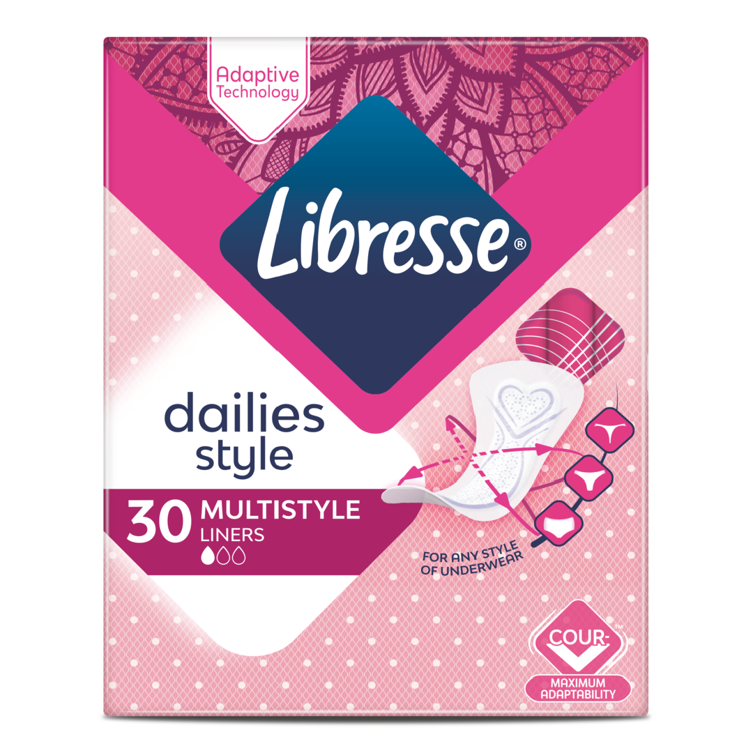 Absorbante zilnice Multistyle Normal, 30 bucati, Libresse