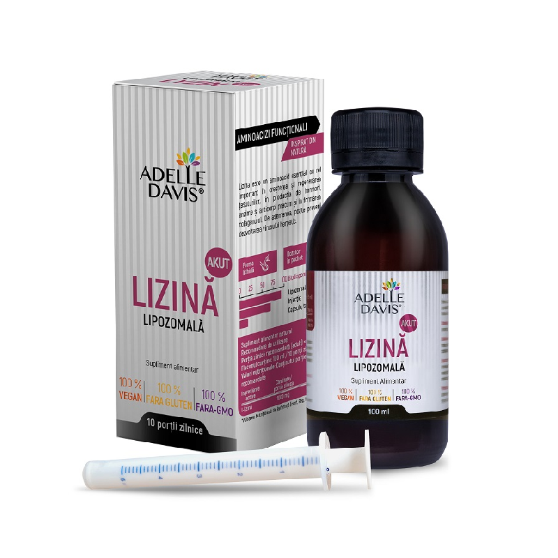 Lizina AKUT Lipozomala, 100 ml, Adelle Davis