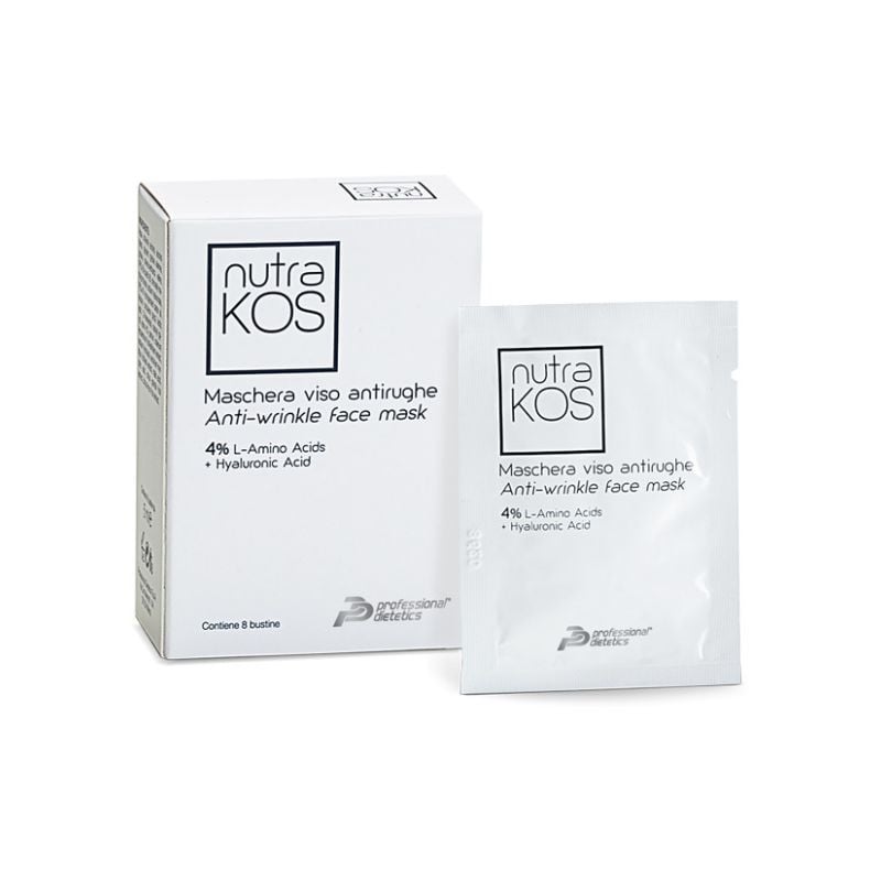 Masca de fata anti-age, 8 plicuri, Nutrakos