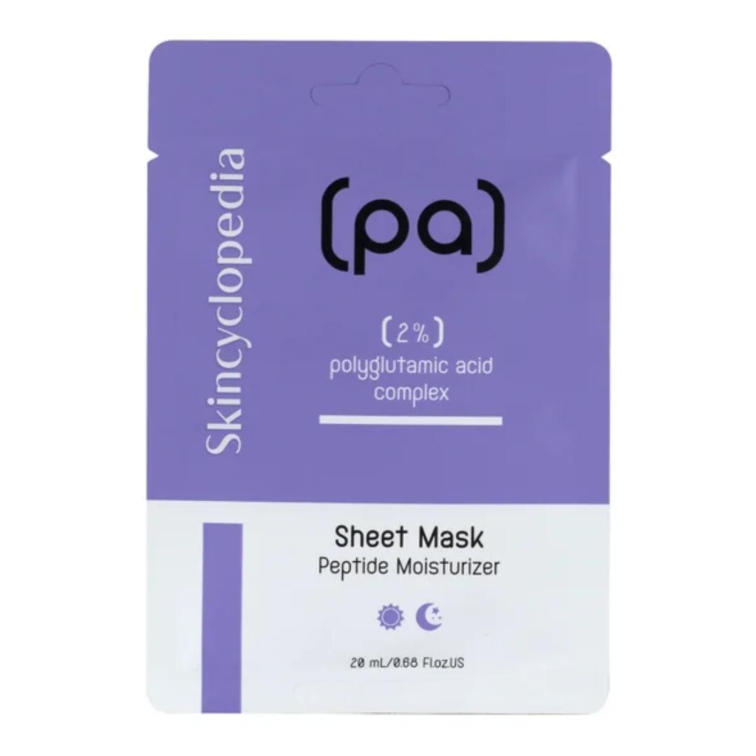 Masca de fata tip servetel cu acid poliglutaminic, 20ml, Skincyclopedia