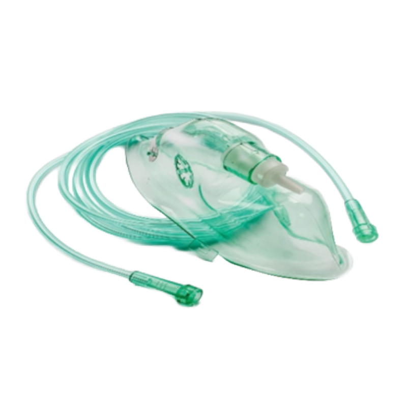 Masca de oxigen simpla pentru copii, cu tub 1.4 m, sterila