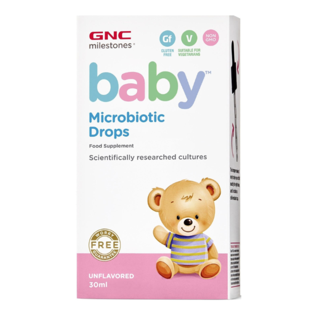 Milestones® Baby™ Microbiotic Drops Hereditum® Lc40, 30ml, GNC
