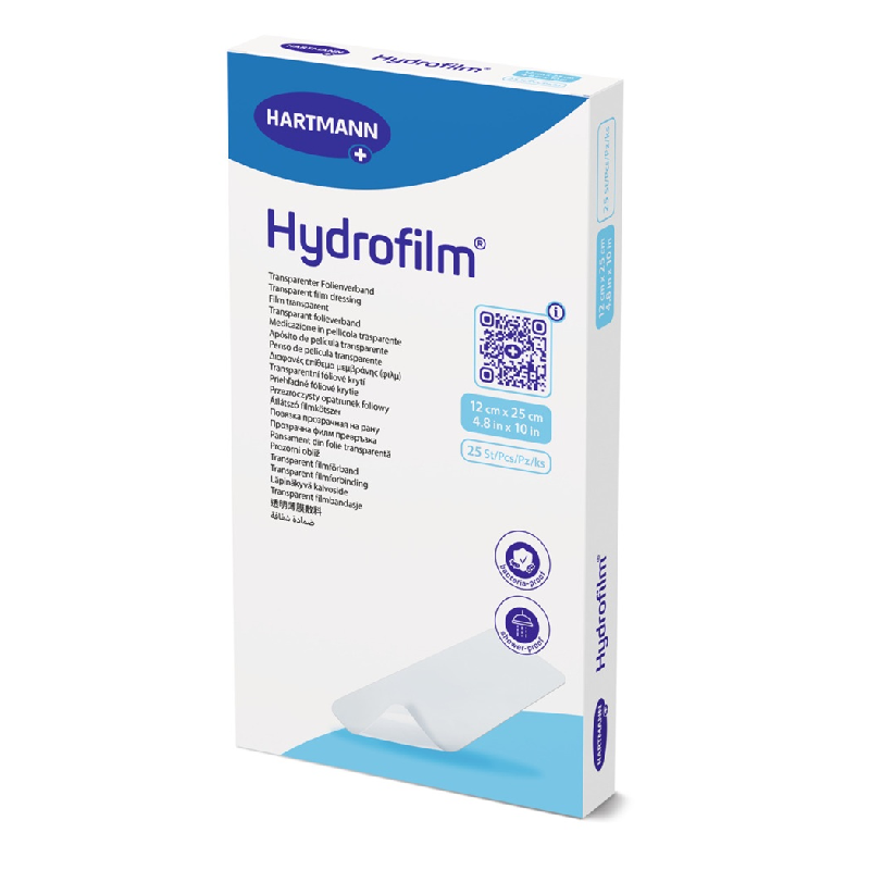 Pansament transparent Hydrofilm, 12*25 cm, 25 bucati, HartMann