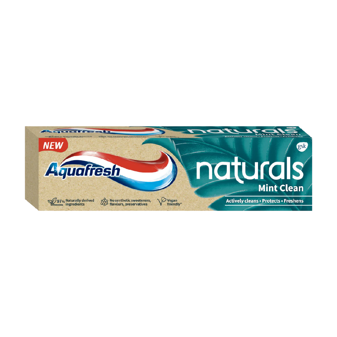 Pasta de dinti Naturals Mint Clean, 75 ml, Aquafresh