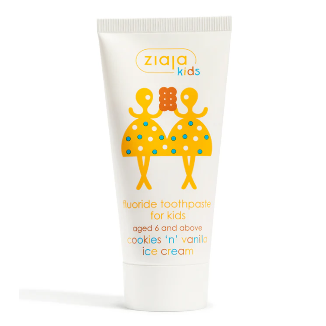 Pasta de dinti cu aroma de prajituri si inghetata, + 6 ani, 50 ml, Ziaja