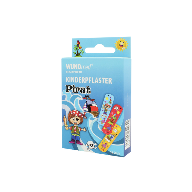 Plasturi copii, Pirat, 10 bucati, Wundmed