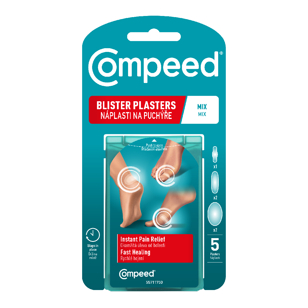 Plasturi mix pentru basici, 5 bucati, Compeed