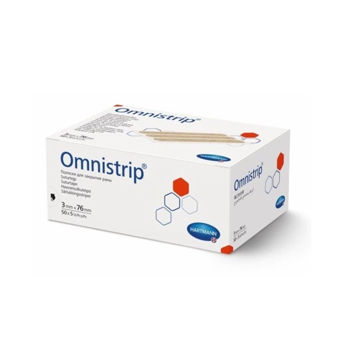 Plasturi pentru inlocuirea suturilor chirurgicale, Omnistrip, 3 x 76 mm