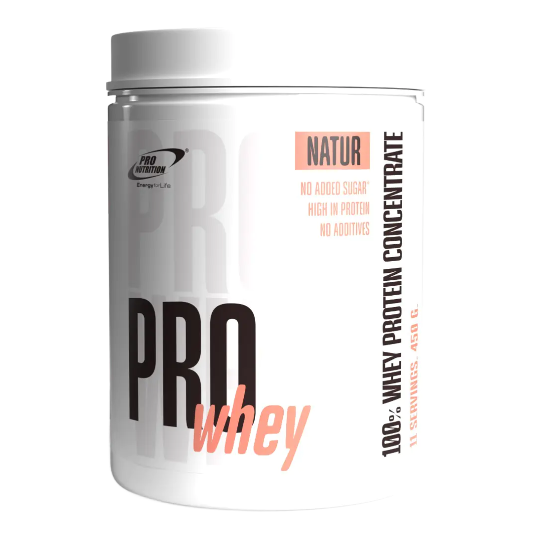 Concentrat proteic Pro Whey Natur, 450 g, Pro Nutrition