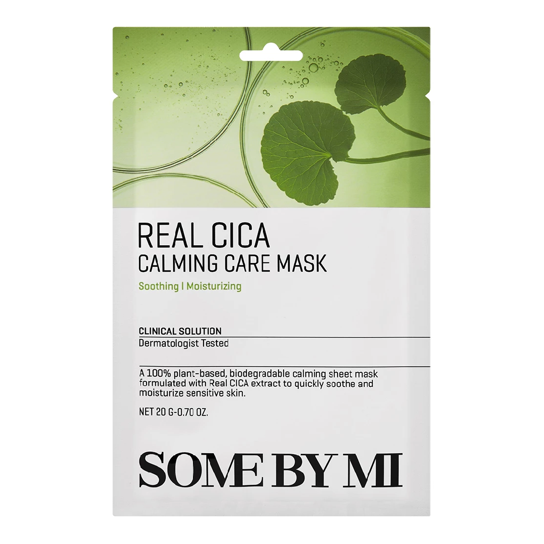 Masca de fata tip servetel Real Cica Calming Care Mask, 20g, Some By Mi