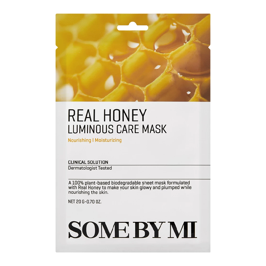 Masca de fata Real Honey Luminous Care Mask, 20g, Some By Mi