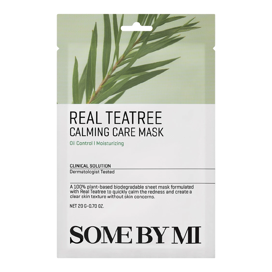 Masca de fata Real Teatree Calming Care Mask, 20g, Some By Mi