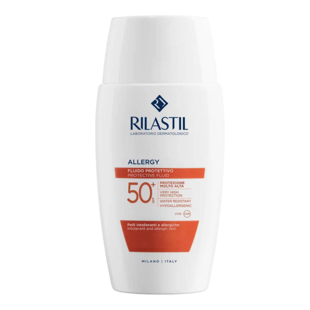 Fluid de protectie solara, Allergy Sun System SPF50+, 50 ml, Rilastil