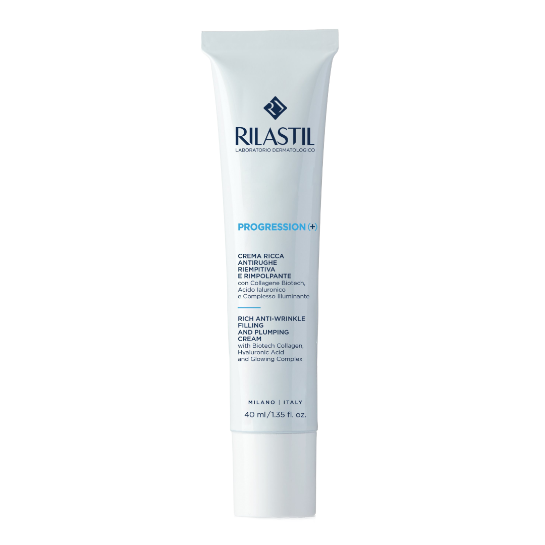 Crema antirid cu textura bogata PROGRESSION+, 40 ml, Rilastil