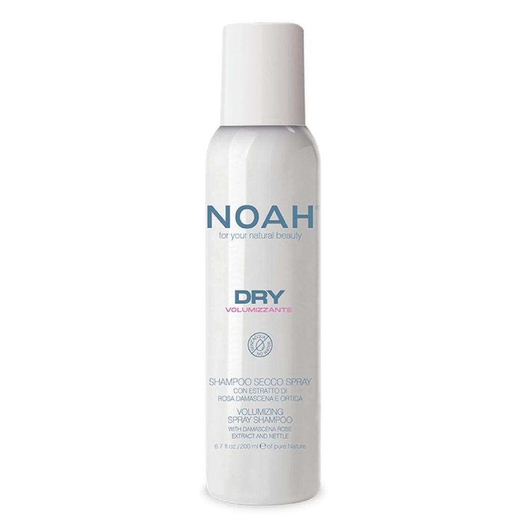 Sampon uscat cu extract de trandafir de Damasc si urzica, Volumizzante Dry, 200 ml, Noah