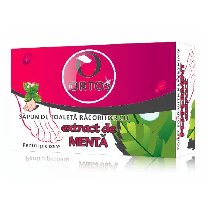 Sapun racoritor cu menta, 100g, Ortos