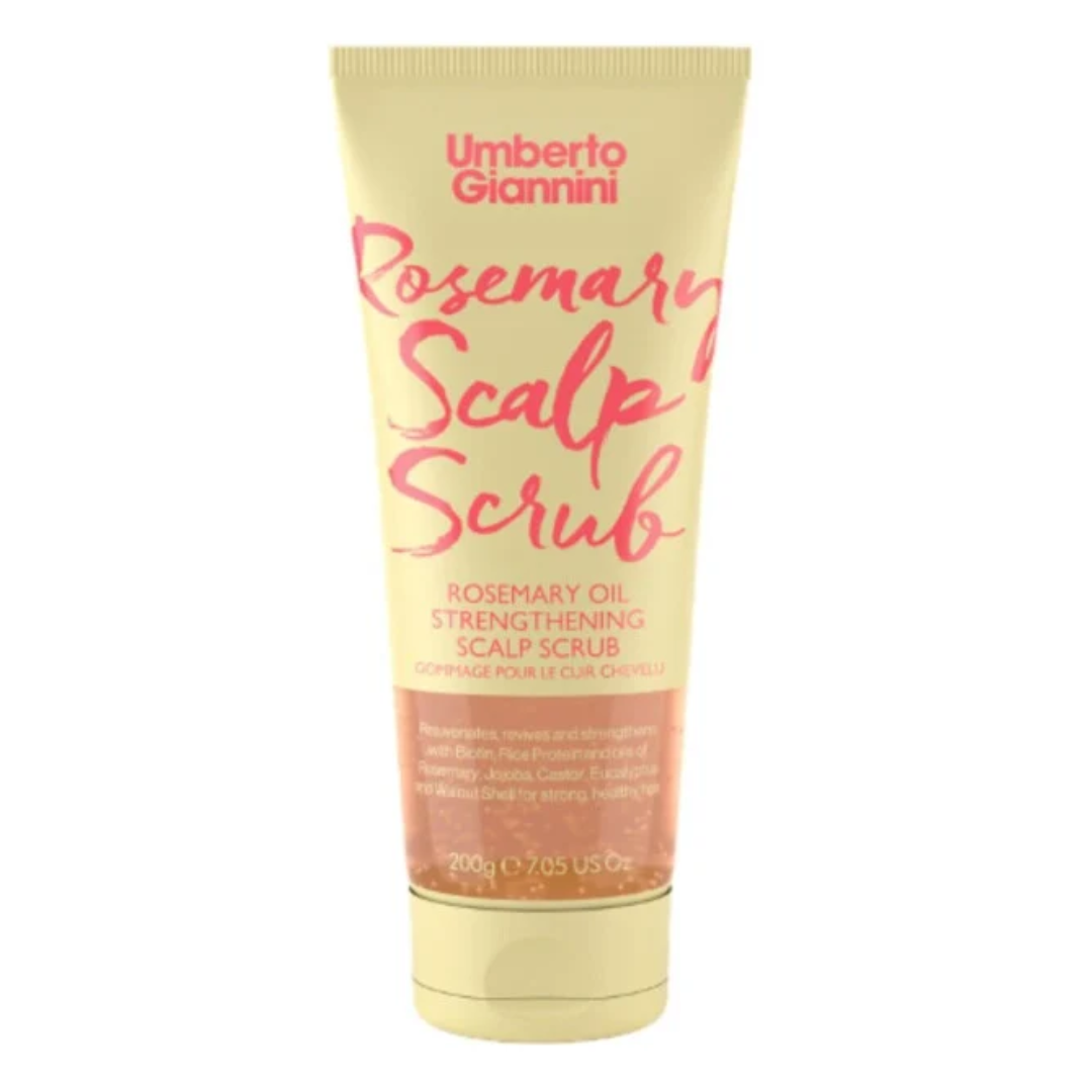 Scrub exfoliant pentru scalp Strong Curls Rosemary, 200ml, Umberto Giannini