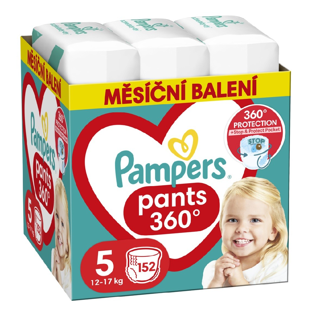 Scutece chilotel Active Baby Pants, marimea 5, 11-17 kg, 152 bucati, Pampers
