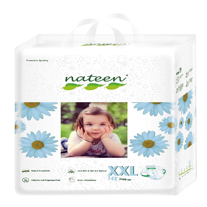 Scutece hipoalergenice Flex&Fit Premium, XXl, Nr.6, 15-25kg, 14 bucati, Nateen