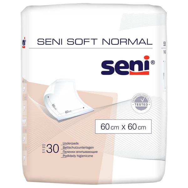 Aleze igienice Soft Normal 60cm*60cm, 30 bucati, Seni
