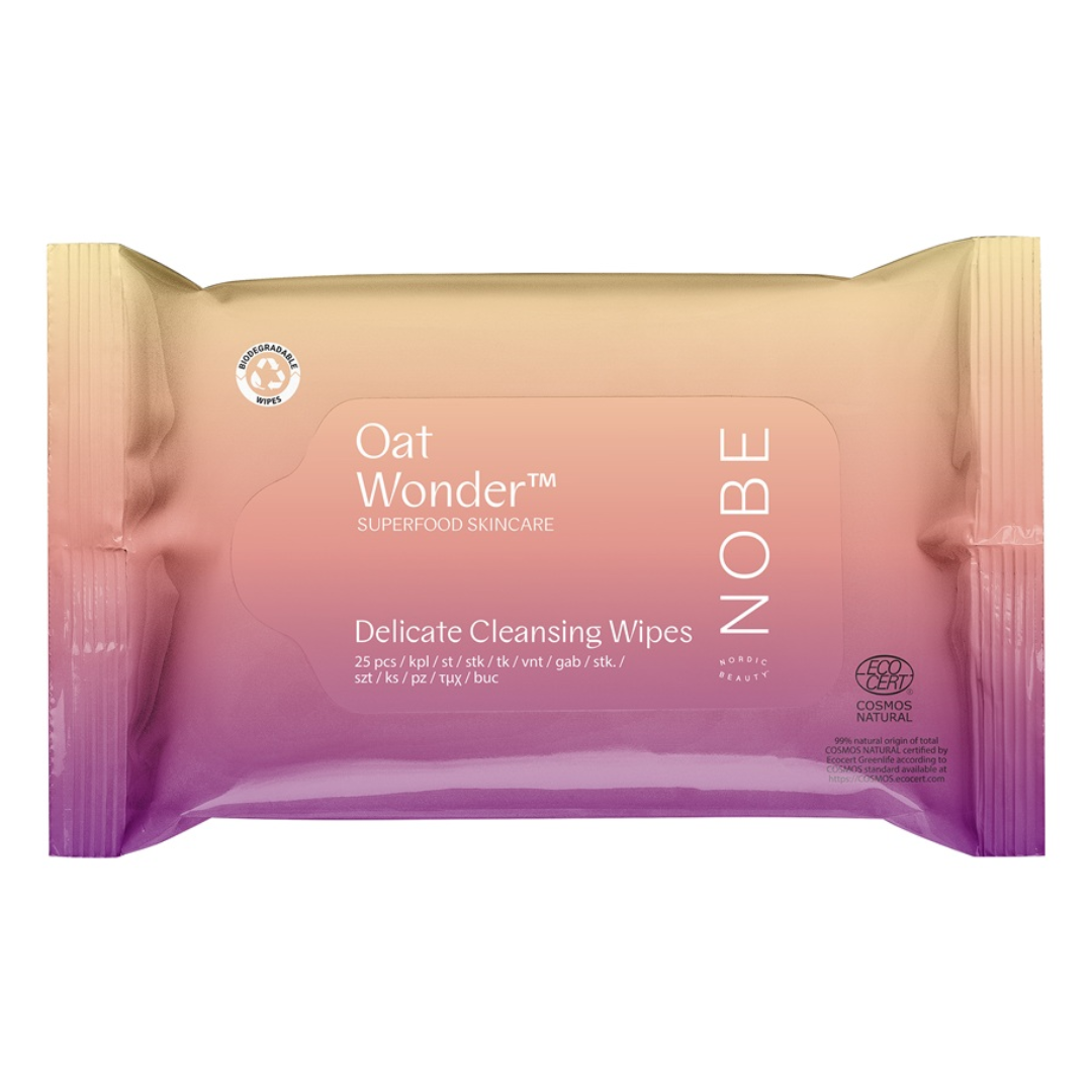 Servetele demachiante Oat Wonder, 25 bucati, Nobe