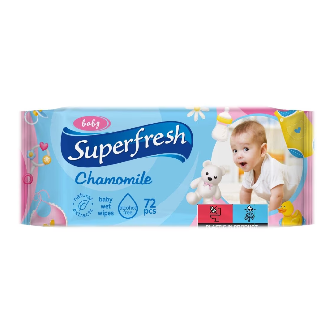 Servetele umede pentru copii, 72 bucati, SuperFresh