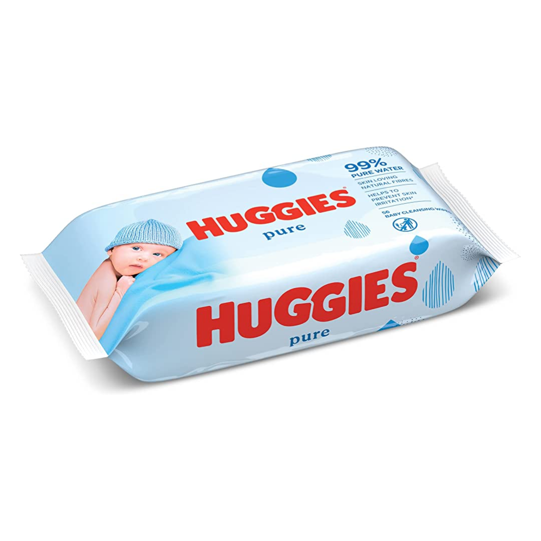 Servetele umede Pure, 56 bucati, Huggies