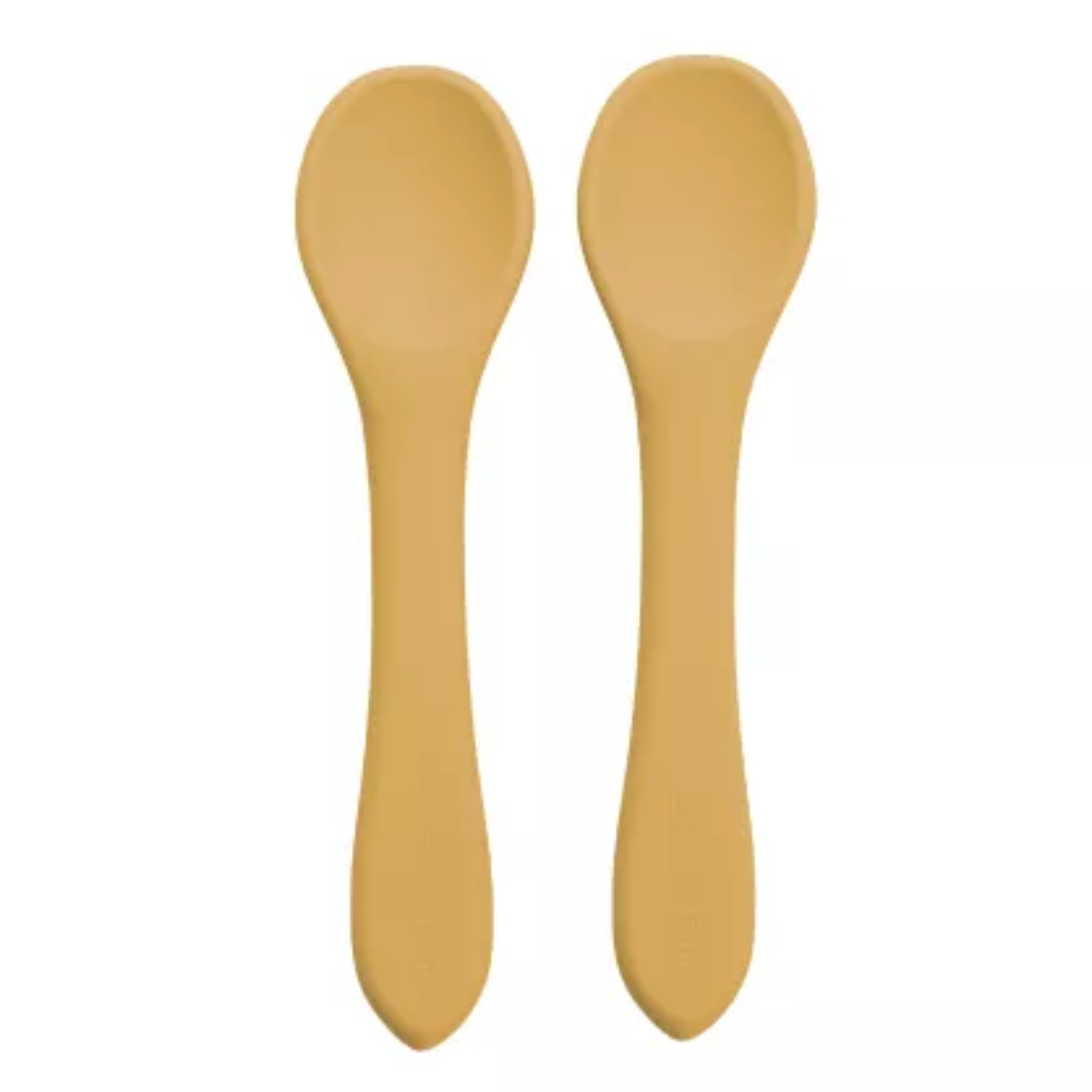 Set Lingurite din silicon, 6 luni+, Honey, Appekids