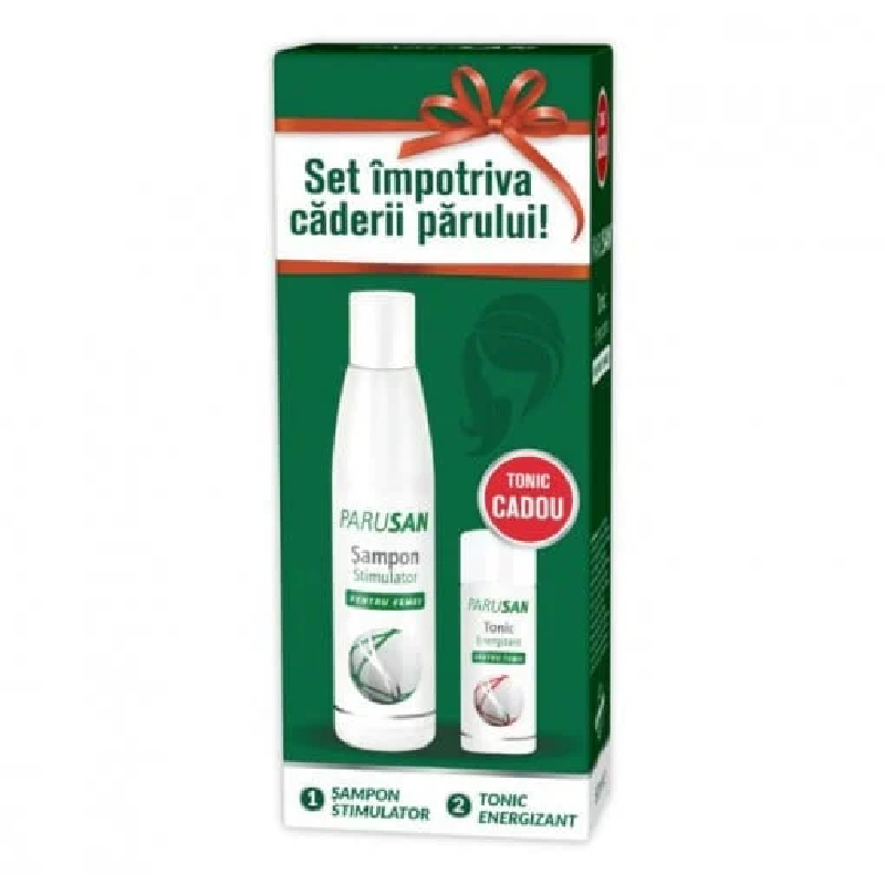 Set Parusan sampon stimulator femei, 200 ml*Tonic energizant, 50 ml, Zdovit