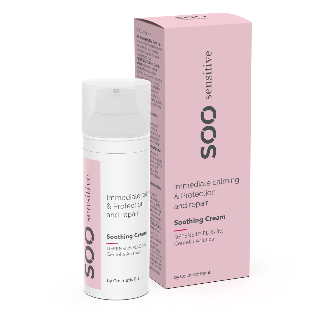 Cremă pentru ten sensibil si reactiv Soo Sensitive 50ml, Cosmetic Plant