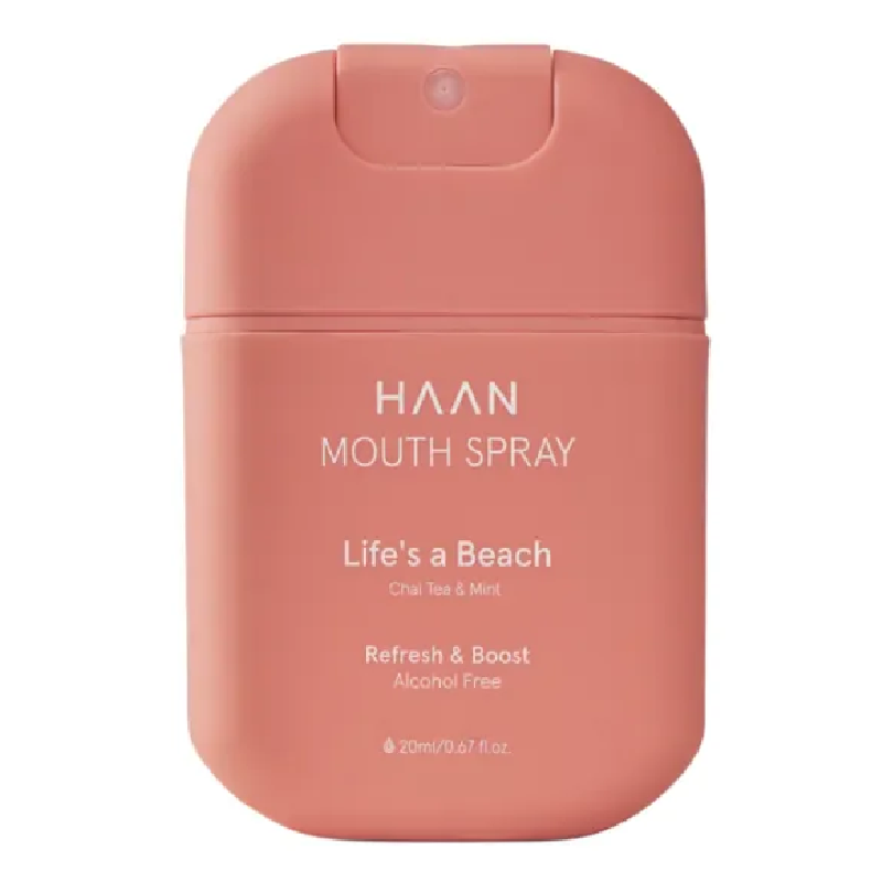 Spray bucal cu aroma de Chai Tea & menta, Life's a Beach, 20ml, Haan