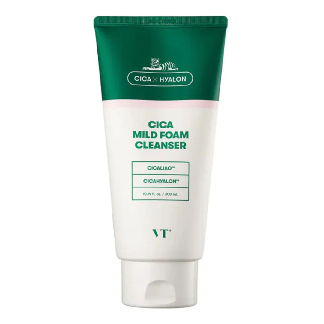 Spuma de curatare pentru fata Cica Mild, 300ml, VT Cosmetics