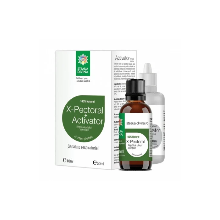 X-Pectoral, 10ml + Activator, 50ml, Steaua Divina