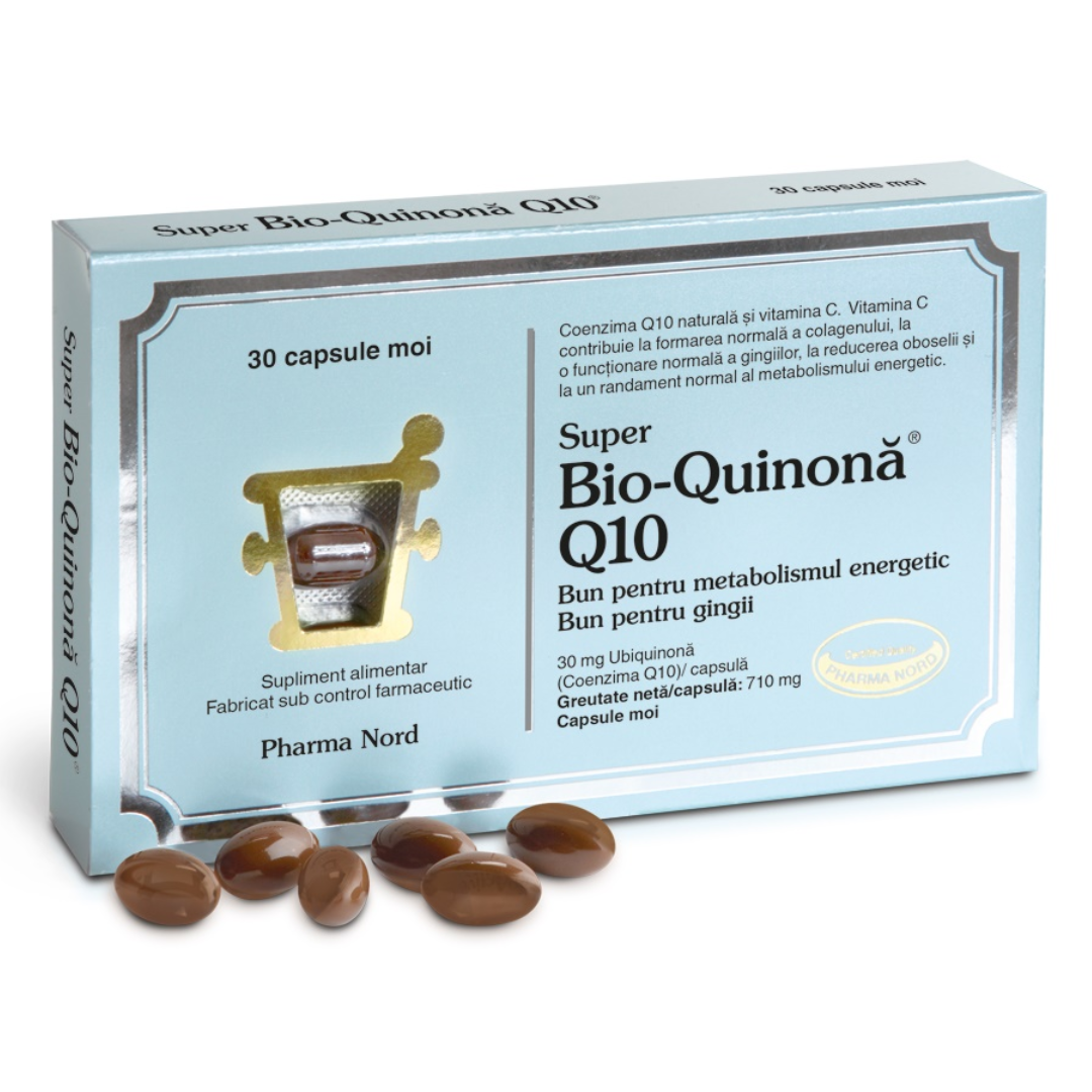 Super Bio-Quinona Q10, 30 capsule, Pharma Nord