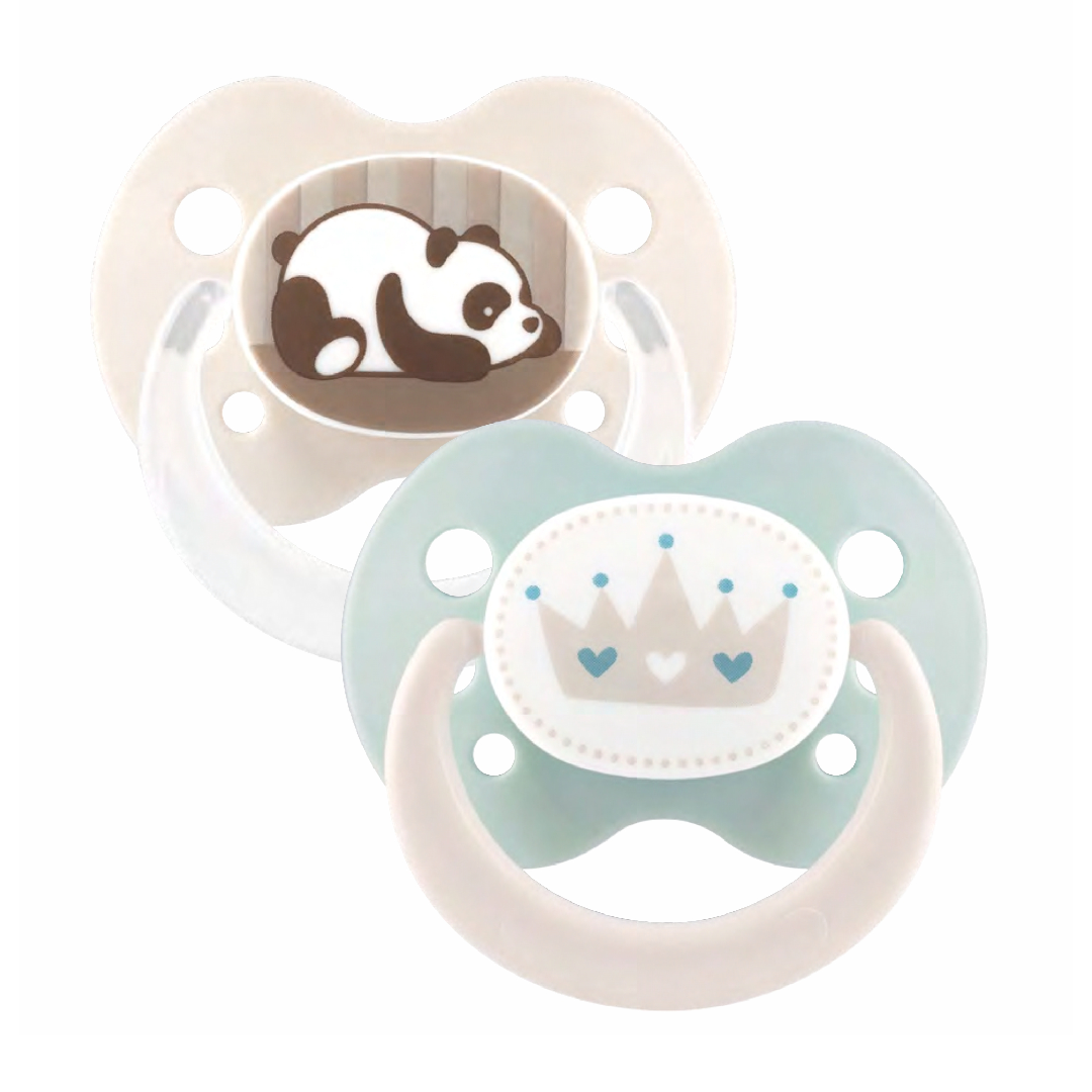 Suzeta din silicon ortodontica, 0-6 luni, 2 bucati, diverse modele, Baby Nova