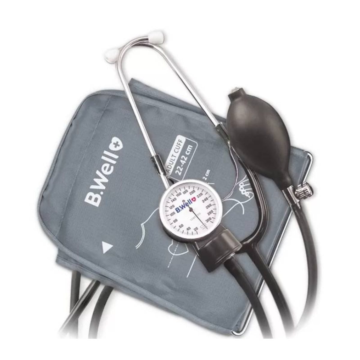 Tensiometru aneroid kit cu stetoscop Confort MED-63, B.Well