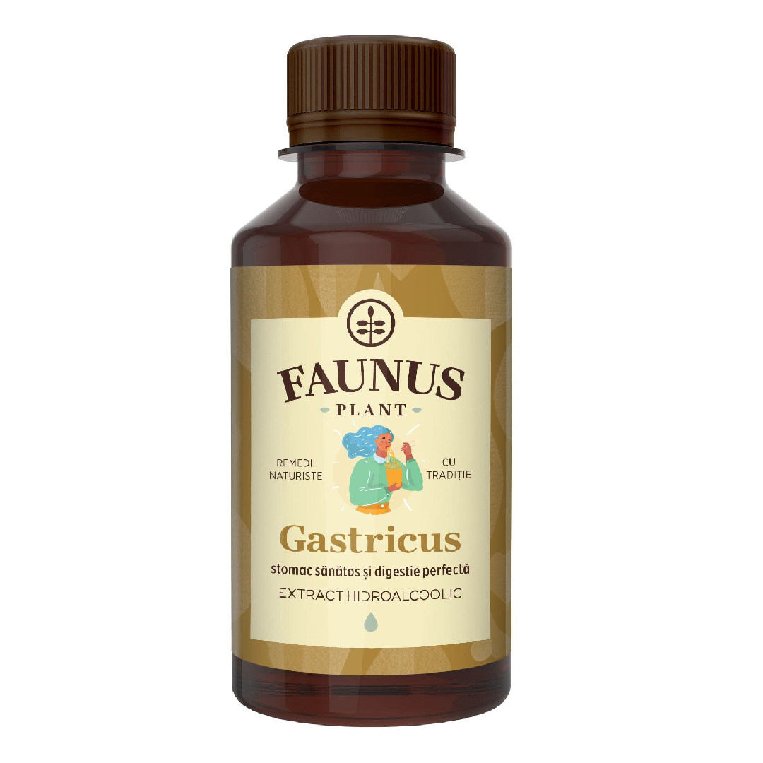 Tinctura Gastricus pentru digestie si confort gastric, 200 ml, Faunus Plant
