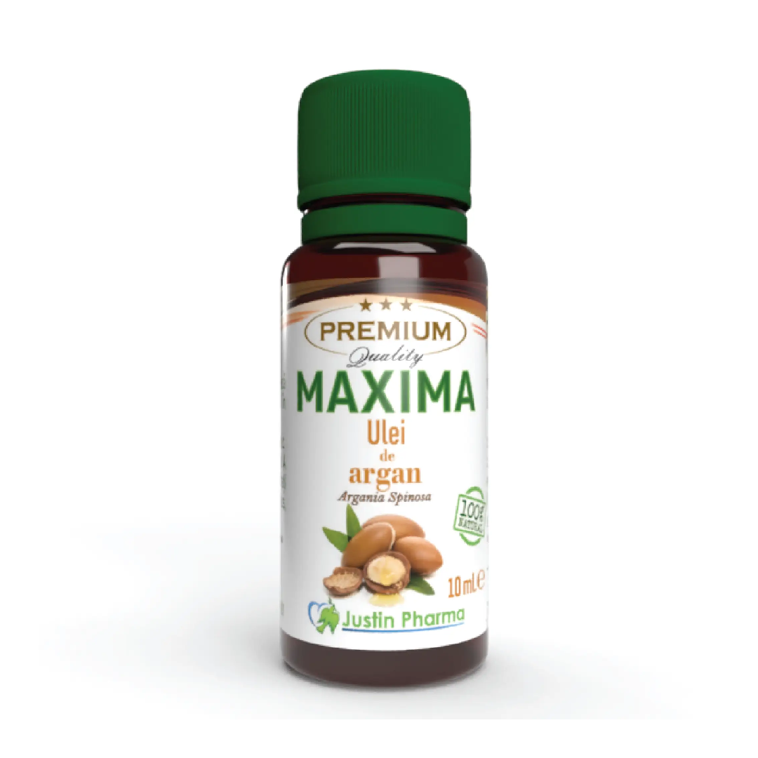 Ulei Argan Maxima, uz extern, 10 ml, Justin Pharma