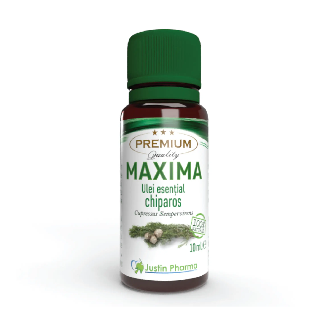 Ulei esential Chiparos Maxima, uz extern, 10 ml, Justin Pharma