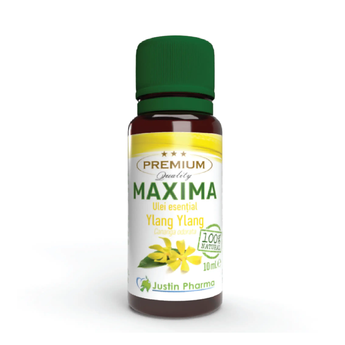 Ulei esential Ylang-Ylang 10 ml, uz extern, Justin Pharma